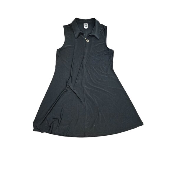 Anne Klein Women's Black Sleeveless Dress- Size 12 - Picture 1 of 5
